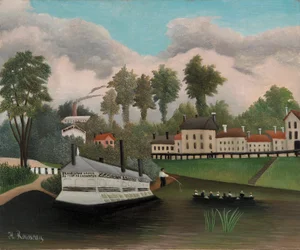 Le bateau de blanchisserie du Pont de Charenton